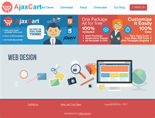 Tablet Screenshot of ajax-cart.com